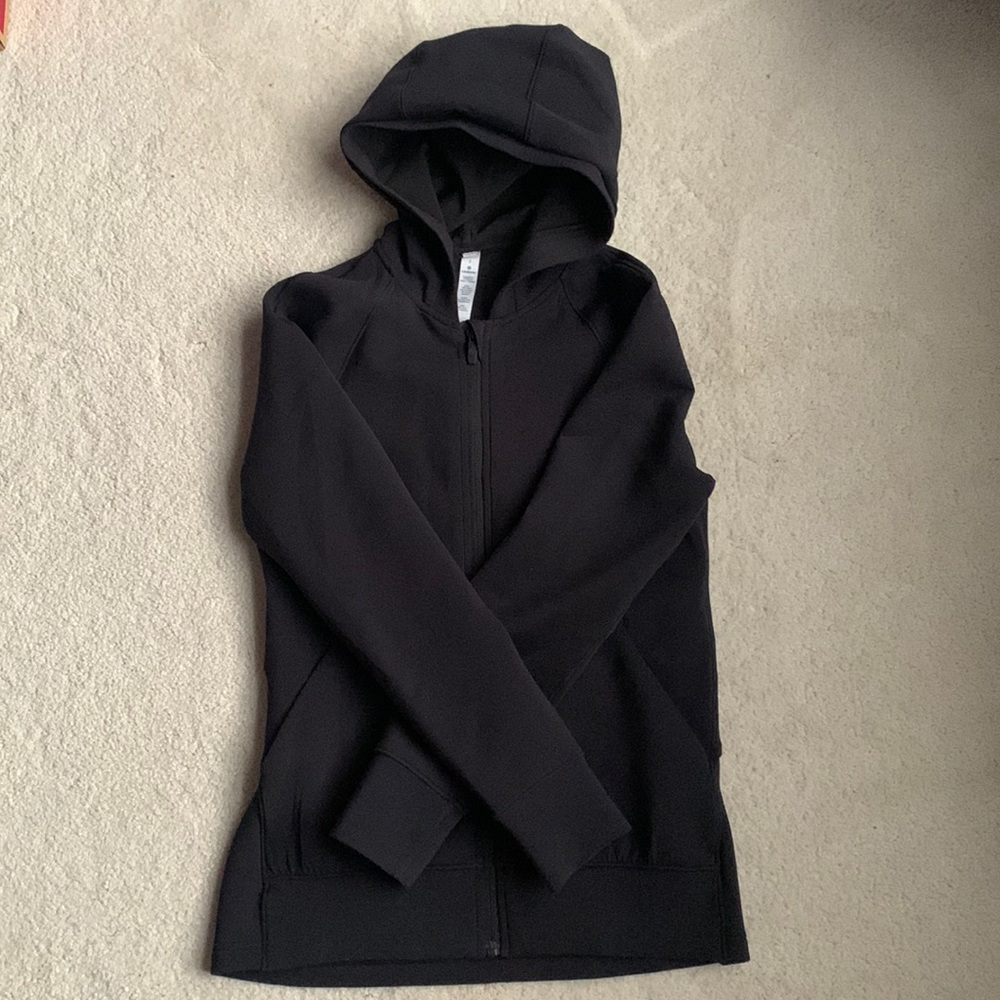 Lululemon Black lace up back jacket-10